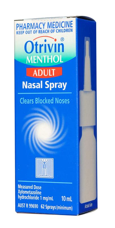 Otrivin Menthol Nasal Spray Adult 10ml
