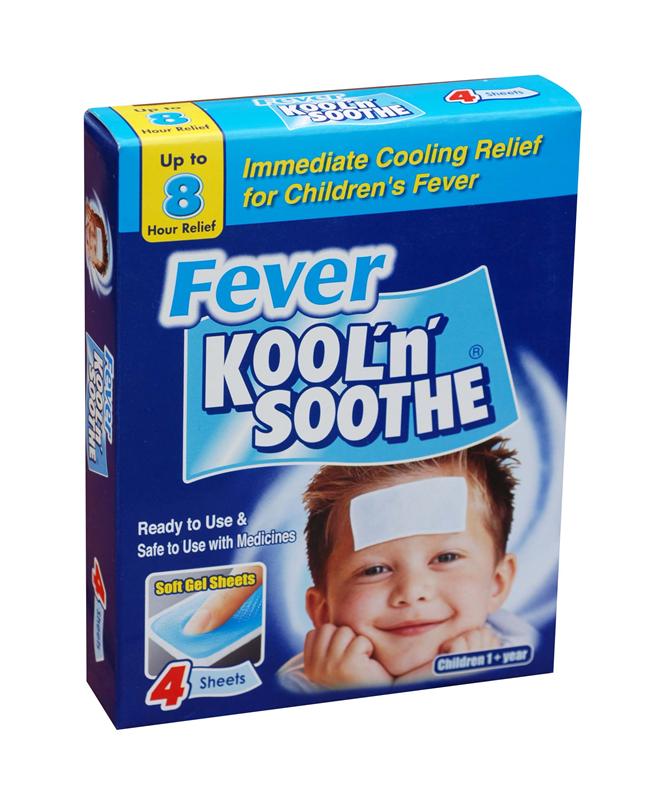 Kool 'N' Soothe Fever Cooling Gel Strips 6
