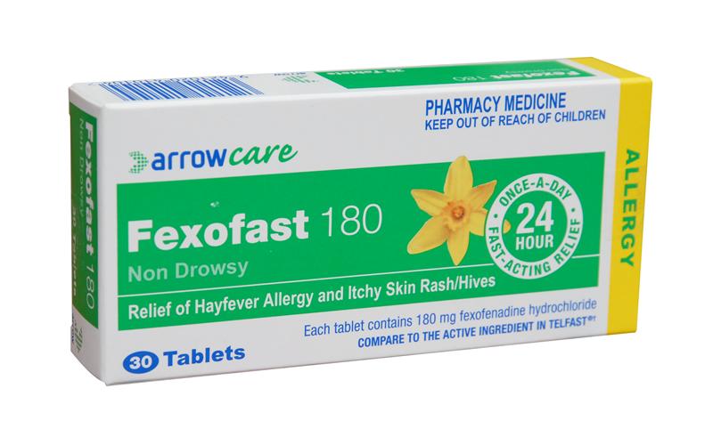 Fexofast 180mg Tablets 30