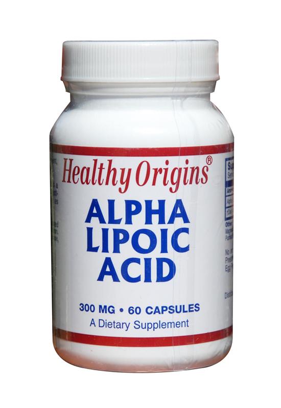 Healthy Origins Alpha Lipoic Acid Capsules 300mg 60