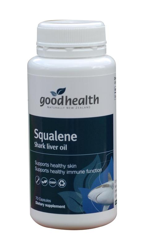 Good Health Squalene Shark Liver Oil Capsules 70