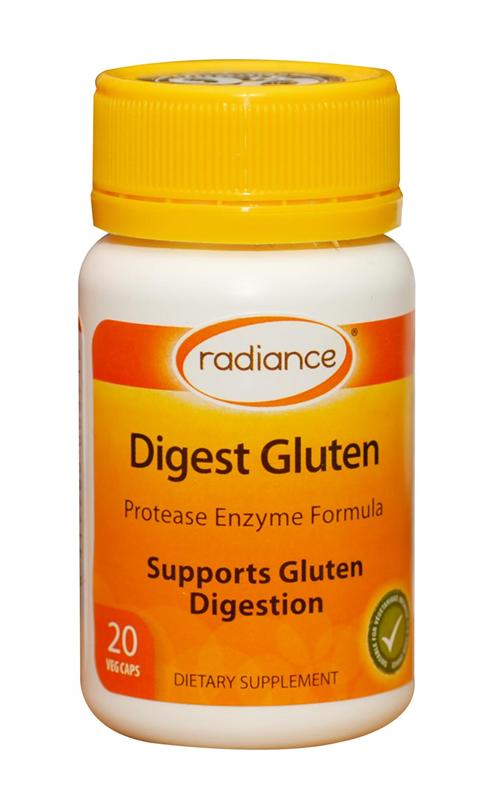 Radiance Digest Gluten Protease Enzyme VegeCapsules 20