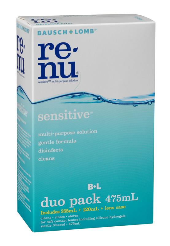 Bausch & Lomb ReNu Sensitive Multi-Purpose Solution Duo 355ml + 120ml