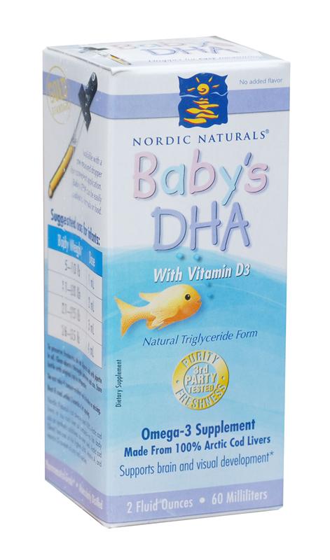 Nordic Naturals Baby's DHA with Vitamin D3 Drops 60ml