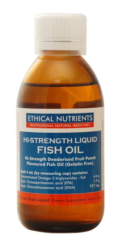 Ethical Nutrients High Strength Liquid Fish Oil 170ml