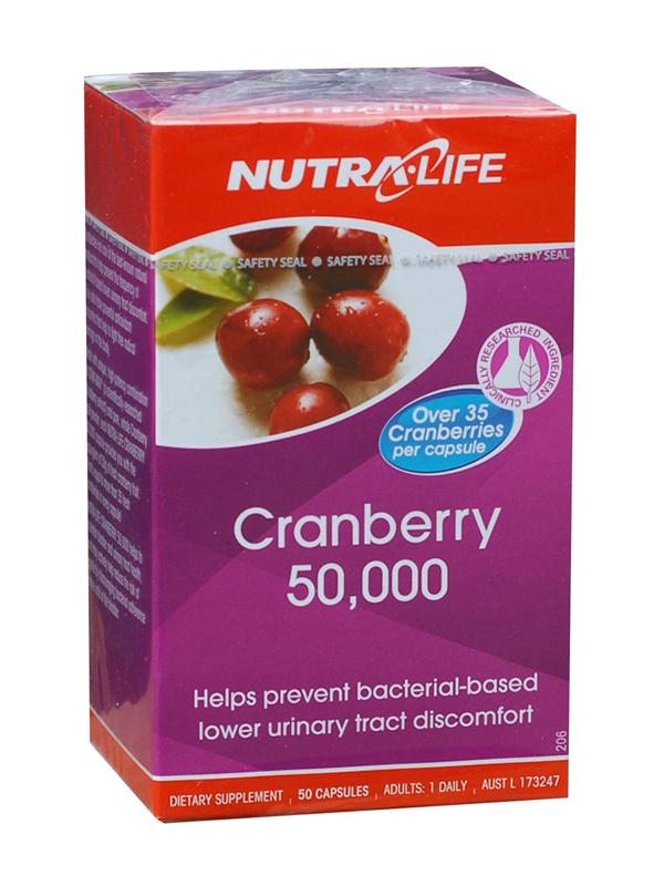Nutra-Life Cranberry 50000 Capsules 50