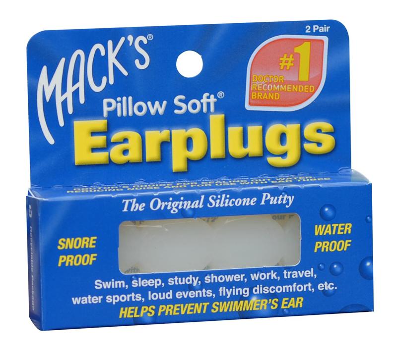 Macks Pillow Soft Earplugs The Original Silicone Putty 2 Pairs