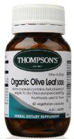 Thompsons Organic Olive Leaf Capsules 5000mg Capsules 60