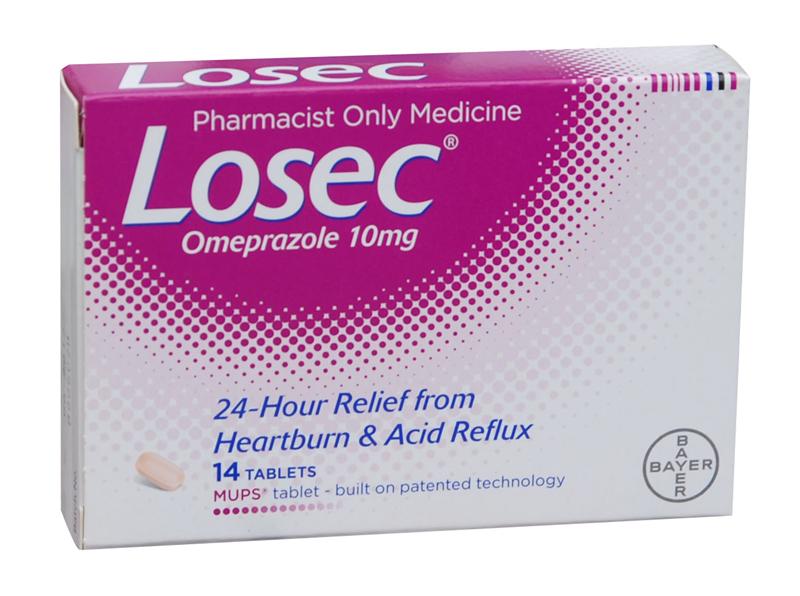Losec 10mg Tablets 14 - Limit of 4 Packets per Customer