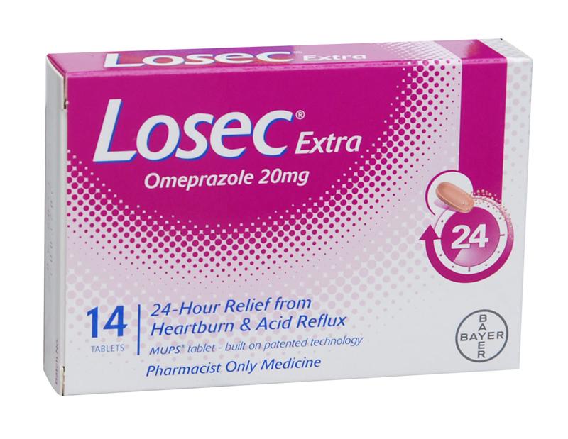 Losec Extra 20mg Tablets 14