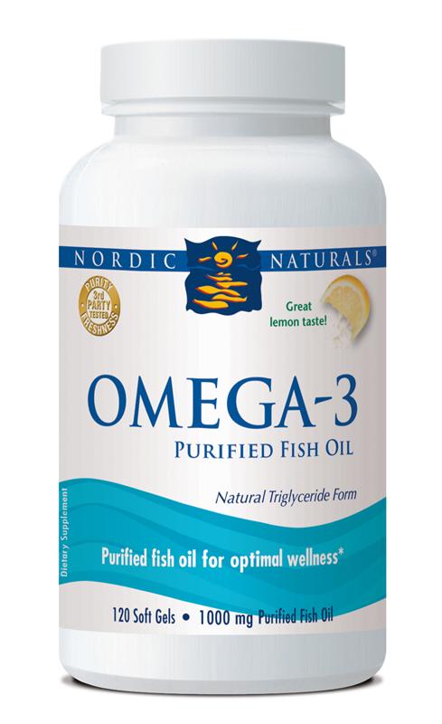 Nordic Naturals Omega-3 Soft Gels - Lemon 120