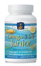 Nordic Naturals Omega-3.6.9 Junior Soft Gels 90