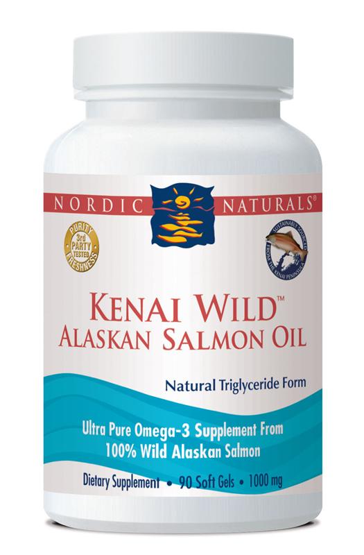 Nordic Naturals Kenai Wild Alaskan Salmon Oil Soft Gels 90