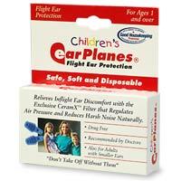 EarPlanes Flight Ear Protection Earplugs Children 1 Pair