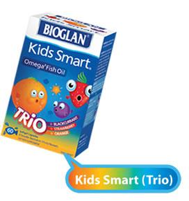 Bioglan Kids Smart Fish Oil Trio Capsules 60