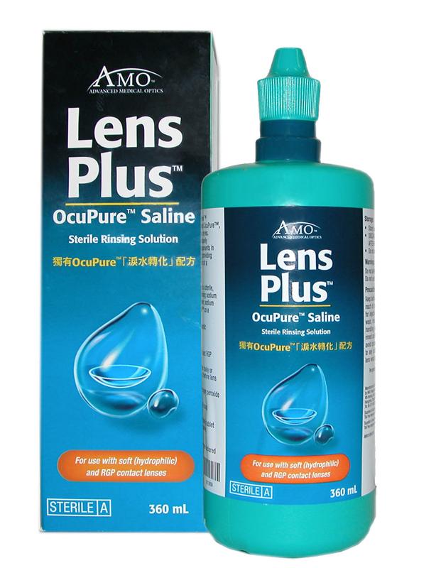 Lens Plus OcuPure Saline Sterile Rinsing Solution