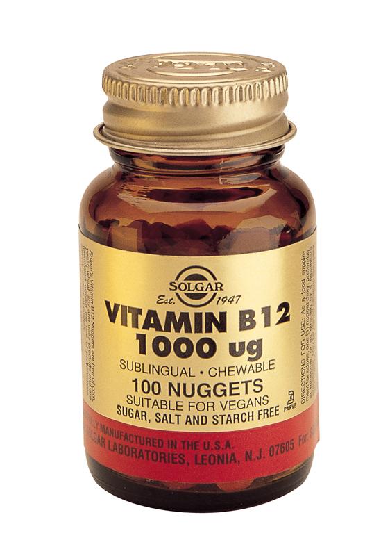 Solgar Vitamin B12 1000mcg Nuggets 100