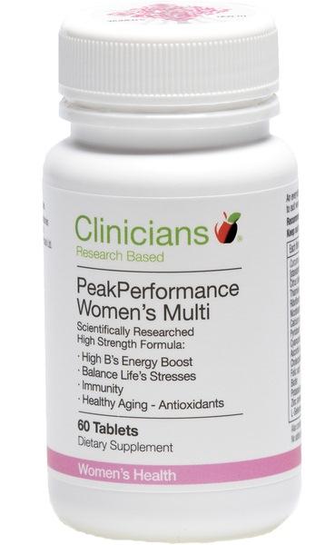 Clinicians Peak Performance Womens Multi Tablets 60