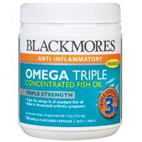 Blackmores Omega Triple Concentrated Fish Oil Capsules 150