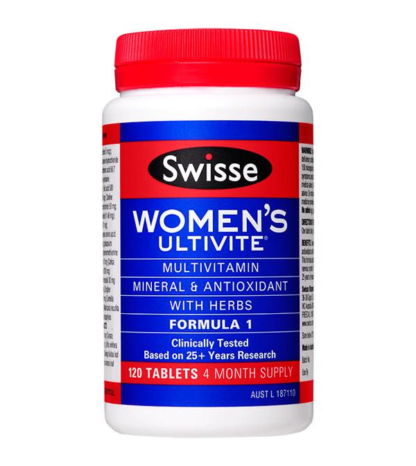 Swisse Womens Ultivite Formula 1 Tablets 120