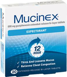 Mucinex Expectorant Tablets 20