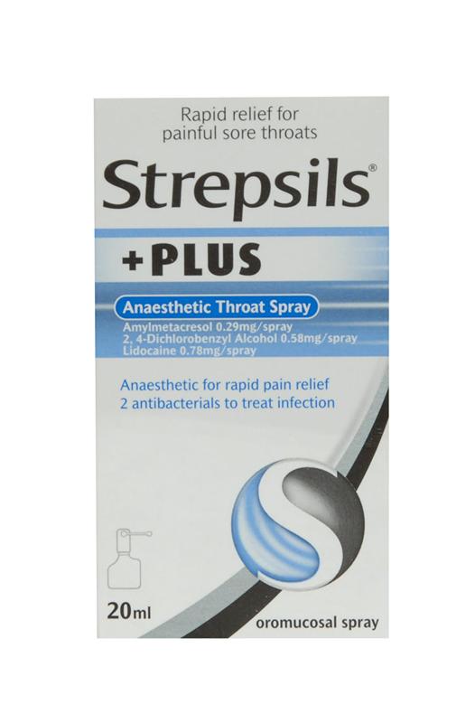 Strepsils Plus Anaesthetic Throat Spray 20ml