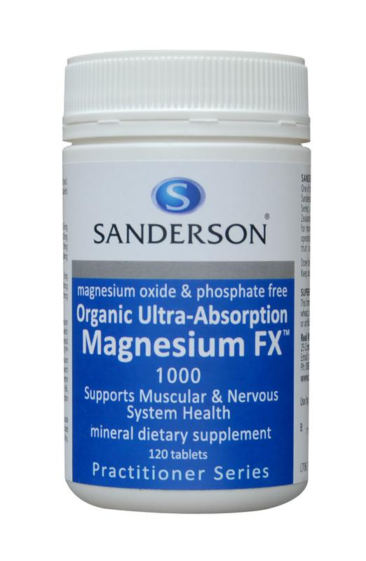 Sanderson Magnesium FX 1000 Tablets 120
