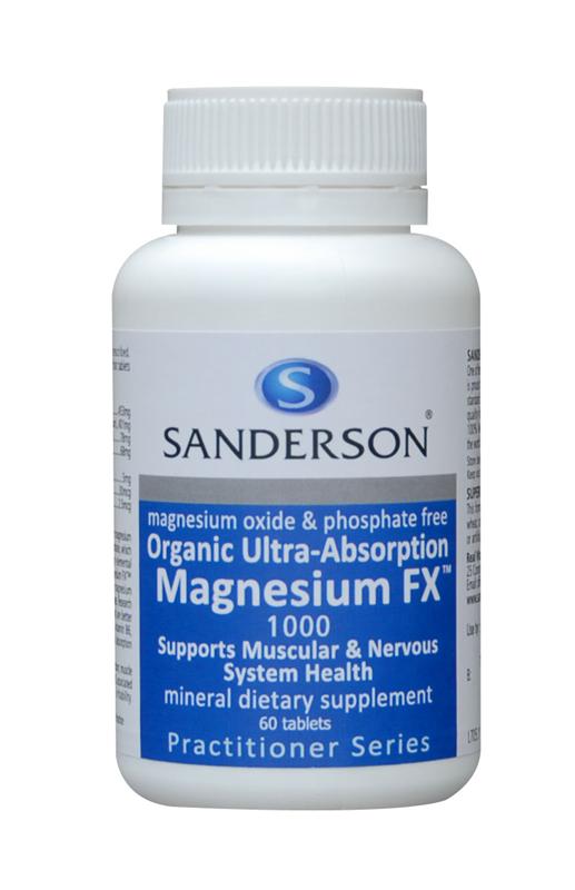 Sanderson Magnesium FX 1000 Tablets 60