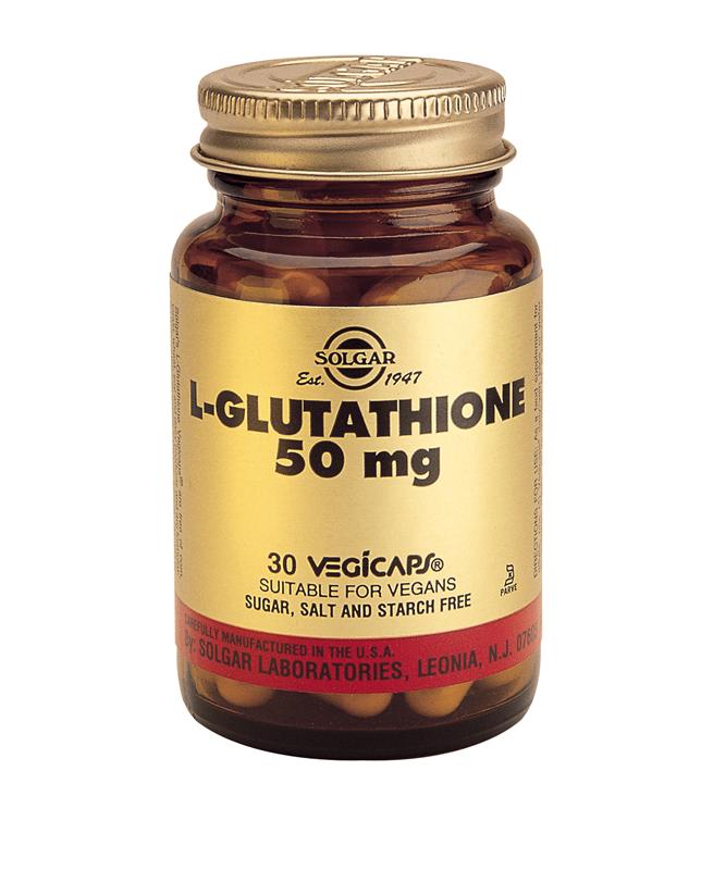Solgar L-Glutathione Reduced 50mg Capsules 30