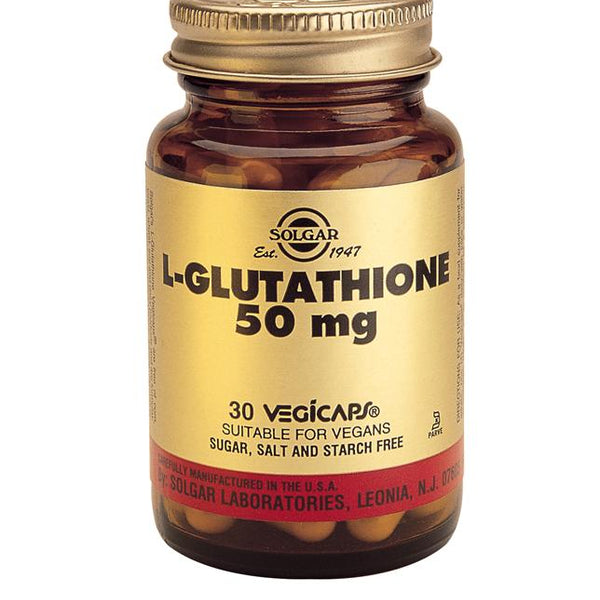Solgar L-Glutathione Reduced 50mg Capsules 30 Solgar L-Glutathione Reduced 50mg Capsules 30