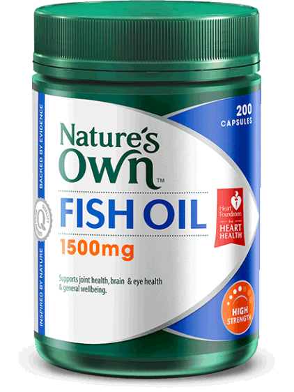 Nature's Own High Strength Fish Oil 1500mg Capsules