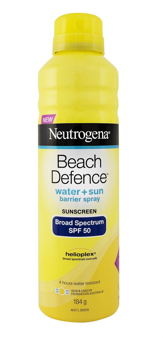 Neutrogena Beach Defence Water + Sun Barrier Spray SPF50 184g