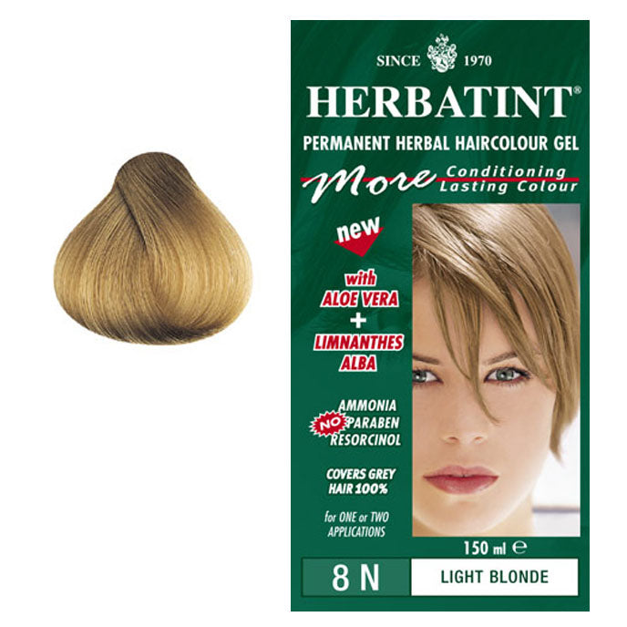 Herbatint Permanet Hair Colour Light Blonde 8N