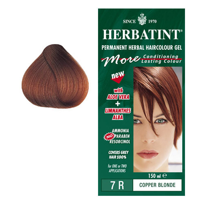 Herbatint Permanent Hair Colour Copper Blonde 7R