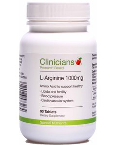 Clinicians L-Arginine 100mg Tablets 90