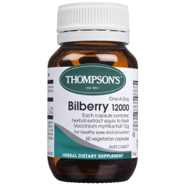 Thompsons Bilberry 12000 One-A-Day Capsules 60