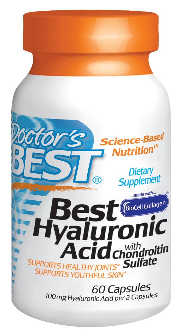 Doctor's Best Hyaluronic Acid with Chondroitin Sulfate Capsules 60