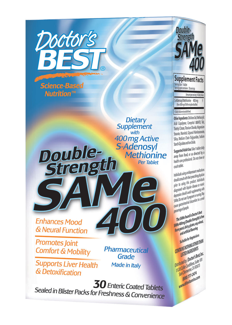 Doctors Best SAMe 400 Enteric Coated Tablets 30