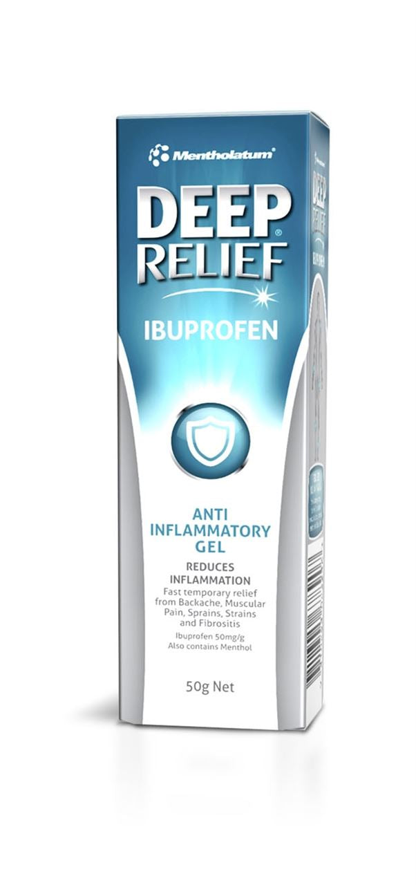 Mentholatum Deep Relief Ibuprofen Anti-Inflammatory Gel 50g