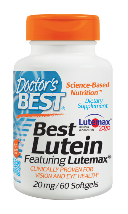 Doctor's Best Lutein Featuring Lutemax 2020 Softgels 60