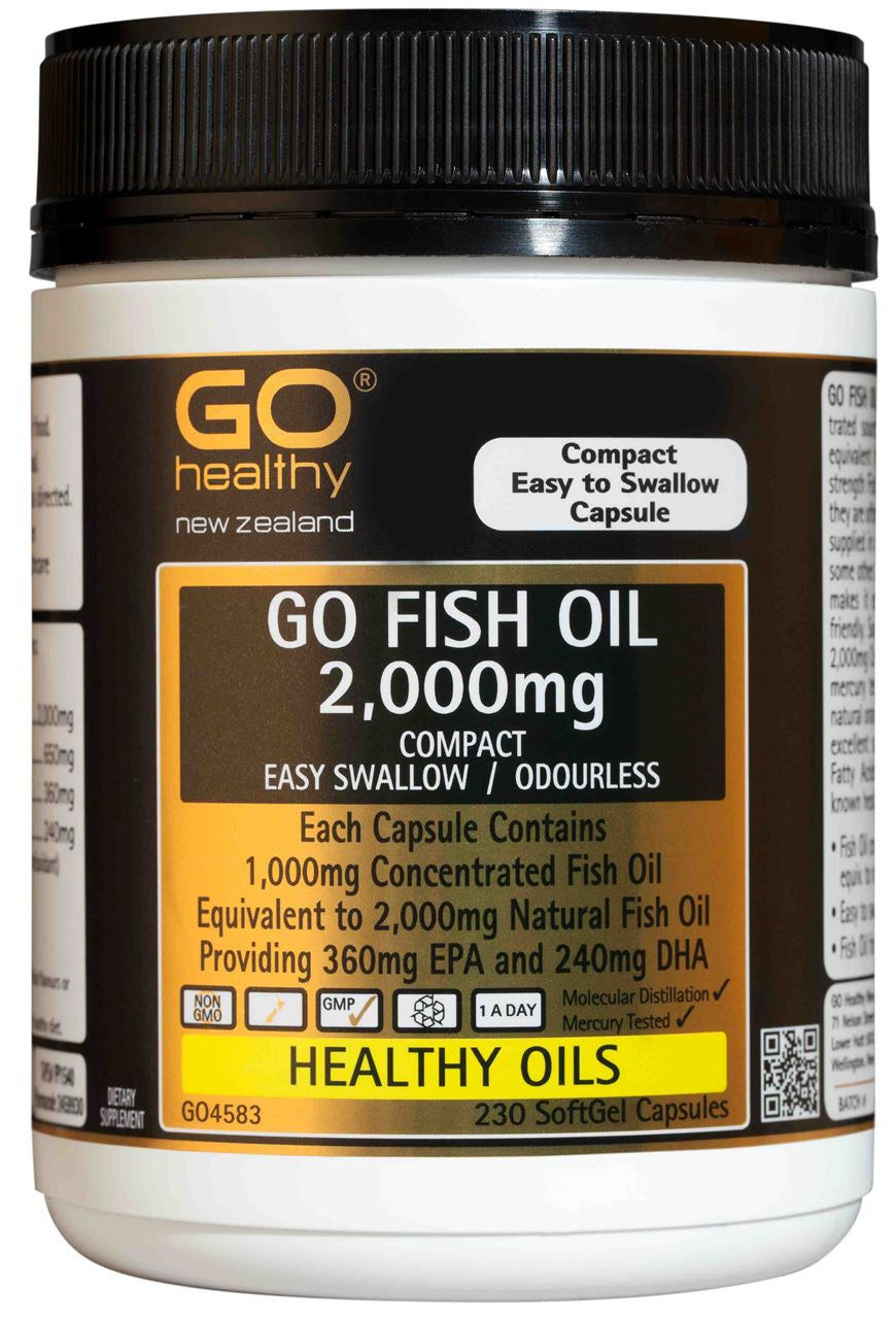 Go Healthy Fish Oil 2000mg Capsules 230