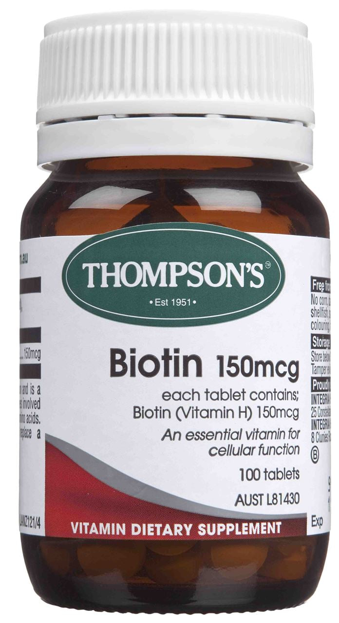 Thompson's Biotin 150mcg Tablets 100