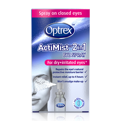 Optex Eyemist Optrex ActiMist Eye Spray for Dry Eyes 10ml