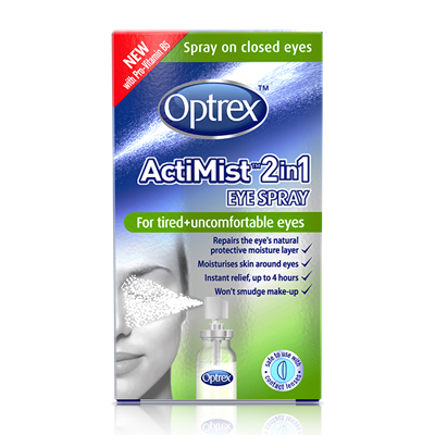 Optrex ActiMist 2in1 Eye Spray for Tired + Uncomfortable Eyes 10ml
