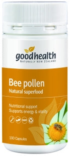 Good Health Bee Pollen 500mg Capsules 100