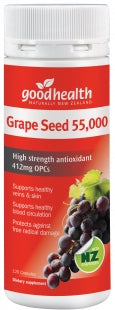 Good Health Grape Seed 55000 Extra Strength Antioxidant Capsules 120