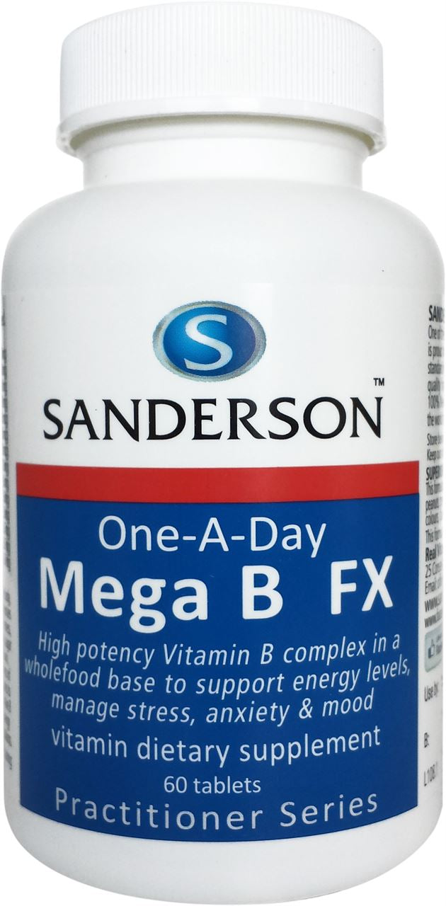 Sanderson One-A-Day Mega B Fx (Vitamin B Complex)Tablets 60