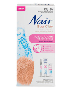 Nair Spa Clay Total Care Face Trio