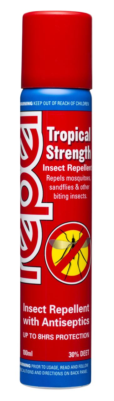 Repel Tropical Strength Super Aerosol Insect Repellent Spray 100ml