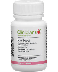 Clinicians Iron Boost Capsules 30